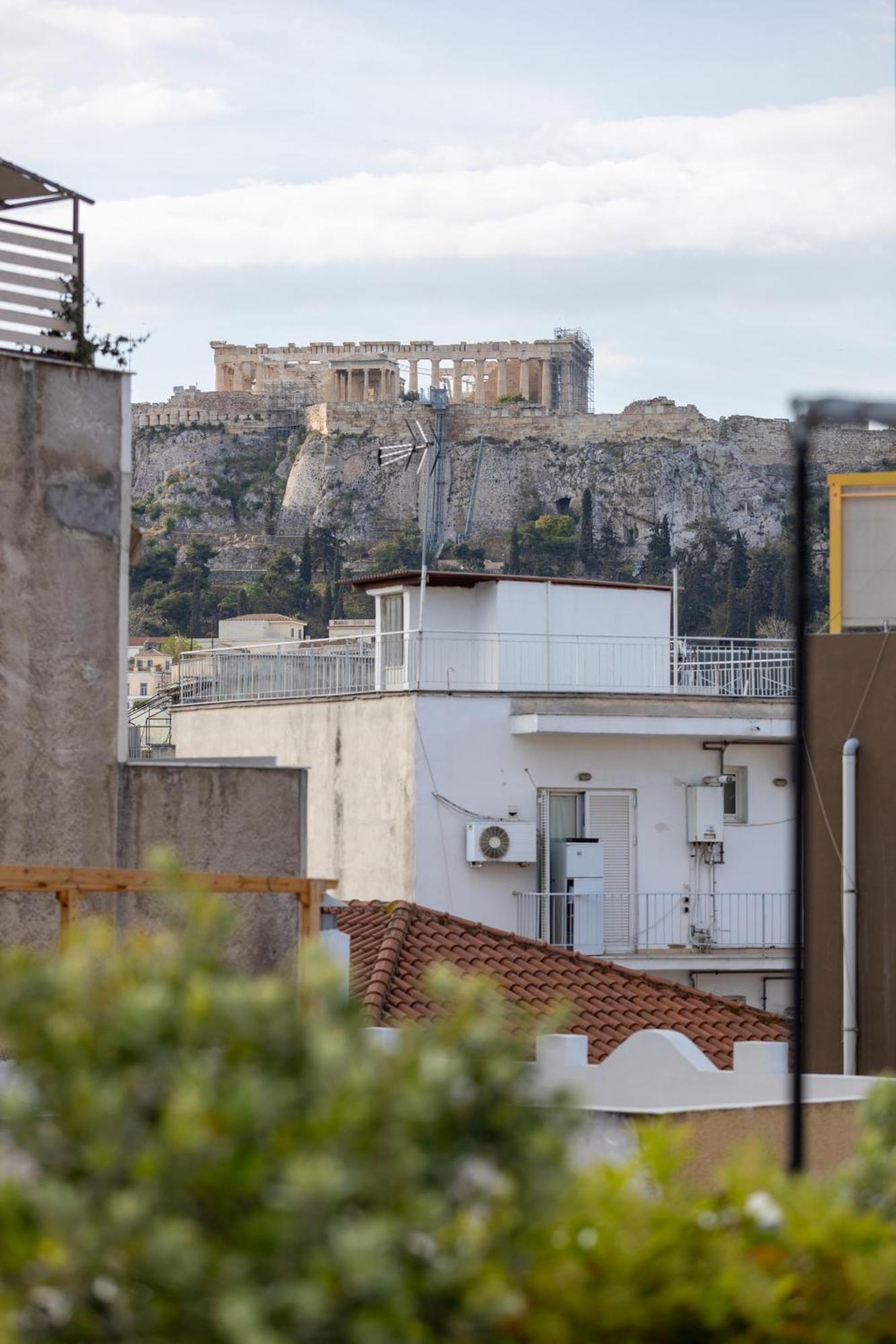 85 Sqm In The Heart Of Athens Shared Rooftop Deck Extérieur photo